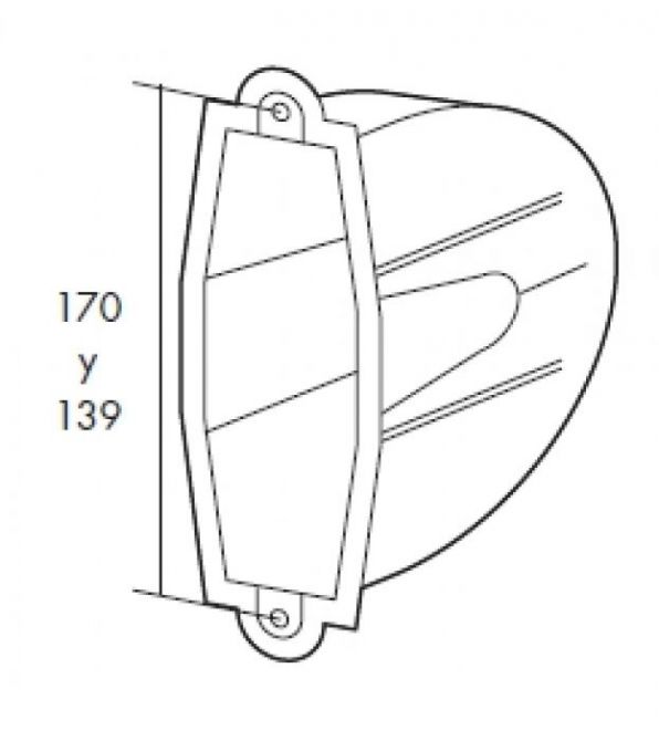 Cajetin plastico empotrar